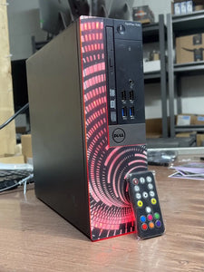 Refurbished (Good) Tower Customized RGB Lights Computer Intel Core i5 6500 8GB RAM 180GB SSD Win 10 Pro Uniway Computer Alberta